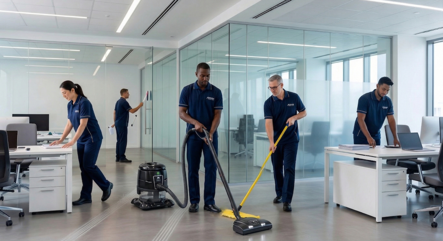 Equipo profesional Clemasec trabajando en oficinas